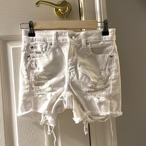 White American eagle shorts, size 0